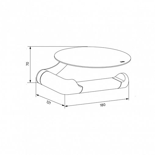Держатель для туалетной бумаги и освежителя воздуха IDDIS NOA, настенный, черный матовый фото