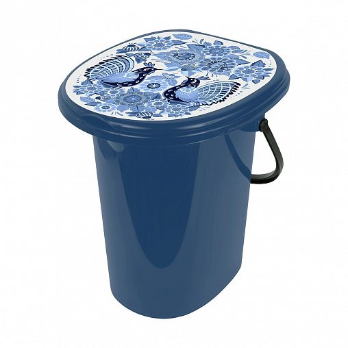 Ведро-туалет InGreen Smart Solution, 20 л, гжель фото