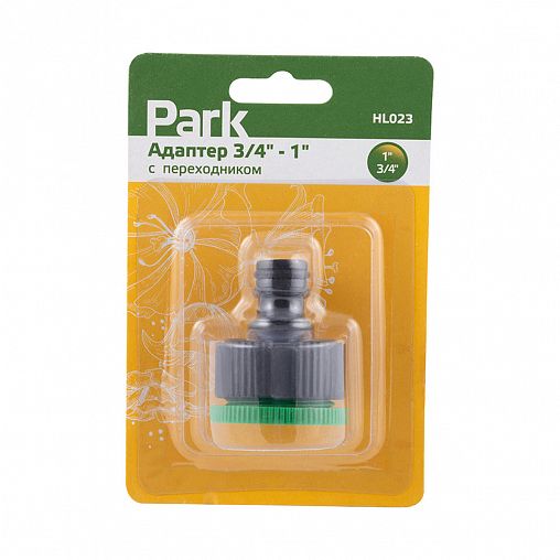 Адаптер с внутренней резьбой для шлангов Park HL023, с переходником, 3/4" - 1" фото