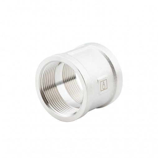 Муфта соединительная латунная никелированная Alato с внутренней резьбой 1 1/2" фото