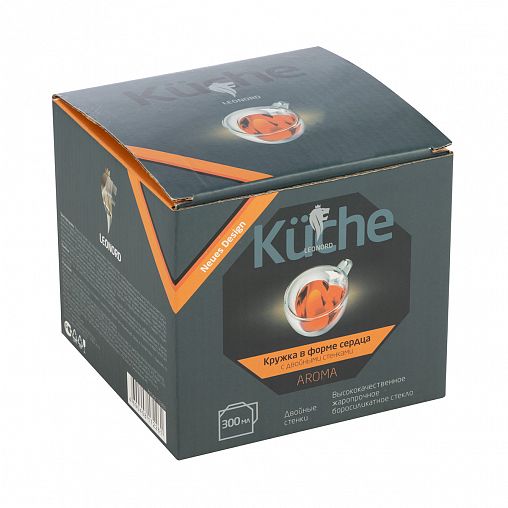 Кружка Leonord Aroma, 300 мл, с двойными стенками фото