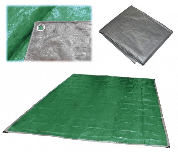 Тент универсальный защитный Ecos 6 x 6 м (60 г/м2) фото