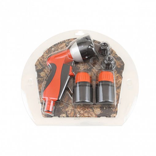 Набор для полива 1/2" Жук №2, пистолет Эрго 7 режимов, фитинги 1/2" - 3/4" фото