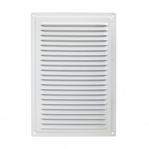 Решетка вентиляционная Домарт, 170 x 240 мм, белая фото