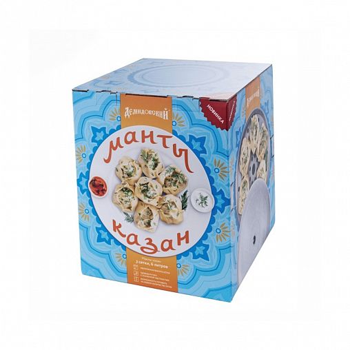 Мантоварка Scovo, с крышкой, 3 секции, 6 л фото