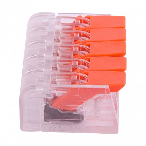 Клемма универсальная компактная Rexant СМК 221-415, 5-проводная, до 4 мм², пакет, 5 шт фото