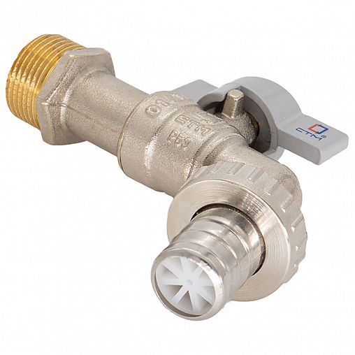 Кран шаровой водоразборный СТМ, 1/2", бабочка фото