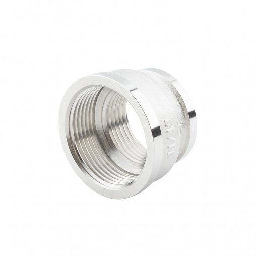 Муфта переходная латунная никелированная Alato с внутренней резьбой 1 1/4" x 1" фото