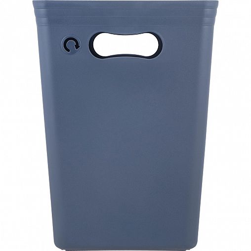 Ведро для мусора Plast Team Stockholm, квадратное, 10 л, вулканический базальт фото