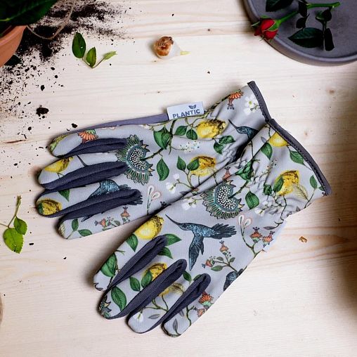 Перчатки садовые Plantic by Fiskars Light Inspiration, размер 8 фото