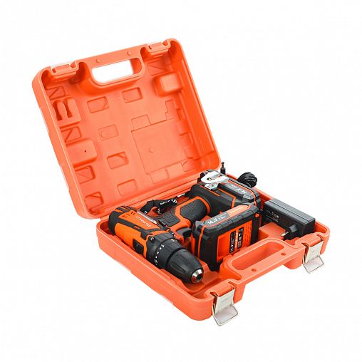 Дрель-шуруповерт аккумуляторная Patriot BR 141ES, 14,4 В, 2 x 2 Ач Li-ion, с 2 АКБ и ЗУ фото