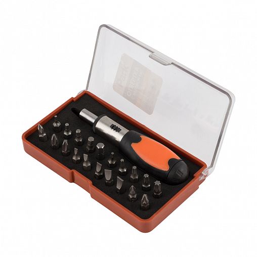 Отвертка Park, с набором бит 20 шт фото