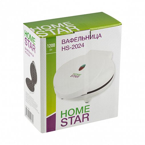 Вафельница электрическая Homestar HS-2024, 1200 Вт фото