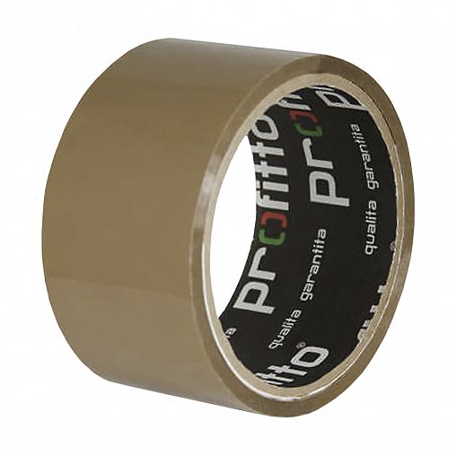 Скотч упаковочный Profitto, 48 мм x 30 м (38 мкм), коричневый фото
