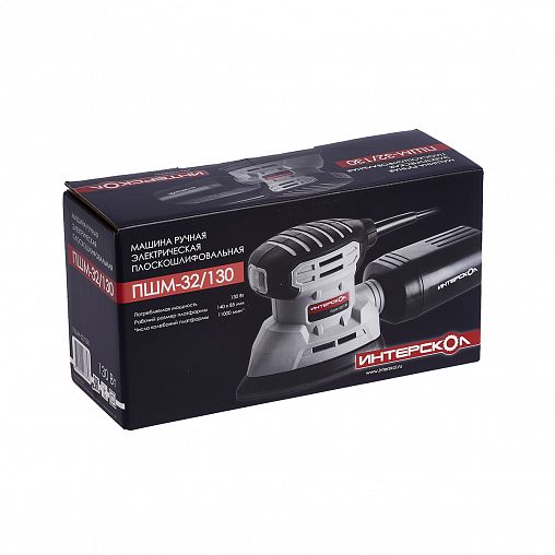 Плоскошлифовальная машина Интерскол ПШМ-32/130 (162.1.1.00), 130 Вт, 140 x 80 мм фото