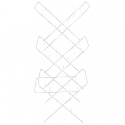 Сушилка для белья напольная Violet Оптима, сушильное полотно 15 м, белый фото