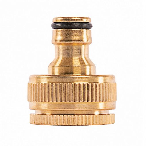 Адаптер латунный с внутренней резьбой Palisad, с переходником, 3/4" - 1" фото