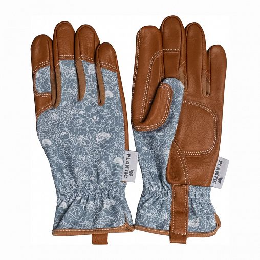 Перчатки садовые кожаные Plantic by Fiskars Light, размер 8 фото