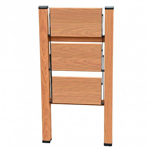 Стремянка алюминиевая Alumet AWD103, 3 широкие ступени, 0,88 м фото