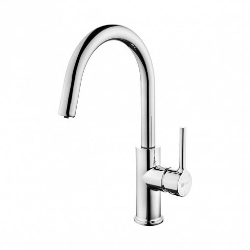 Смеситель для кухни Lemark Comfort LM3073C, с подключением к фильтру, однорычажный, хром фото