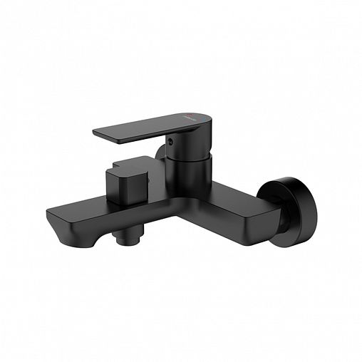 Смеситель для ванны с душем Milardo Maze, черный матовый фото