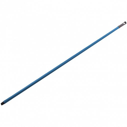 Рукоятка для швабры Spin&Clean Rock'n'Roll, стальная, с антискользящим покрытием, 120 см, индиго фото