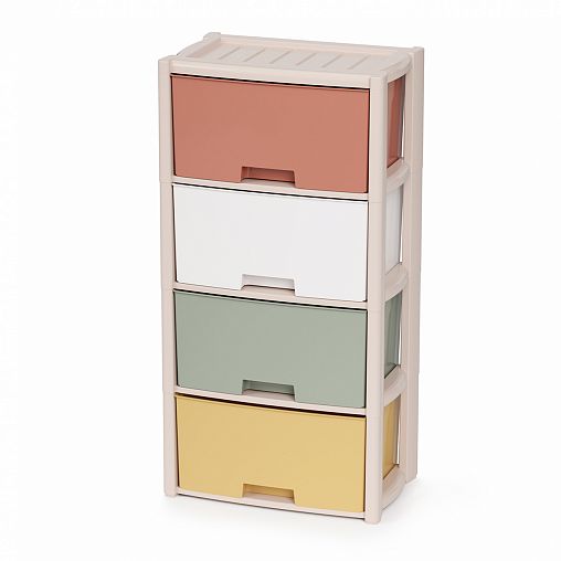 Комод четырехсекционный Альтернатива Колорит, 47,5 x 30 x 94 см фото