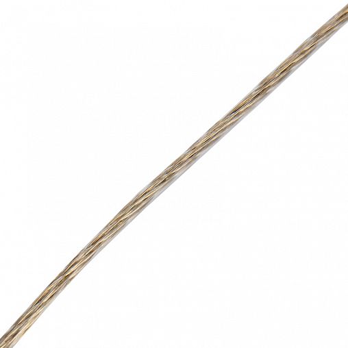 Трос стальной в ПВХ оплетке Rexant, D 3 мм, 20 м, прозрачный фото