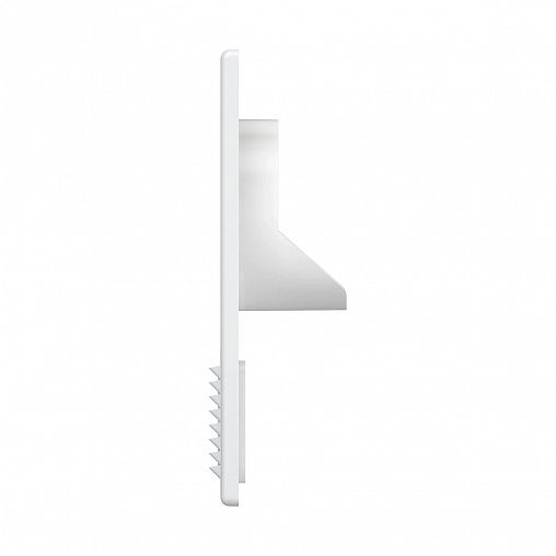 Площадка торцевая Era РУФ, пластик, разъемная, с решеткой и фланцем d 100 мм, 185 x 254 мм фото