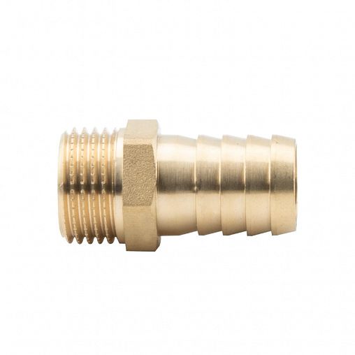 Штуцер латунный для шланга Alato с наружной резьбой 1/2", 18 мм фото