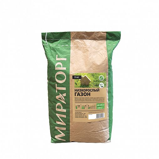 Семена газона Мираторг Низкорослый, 5 кг фото