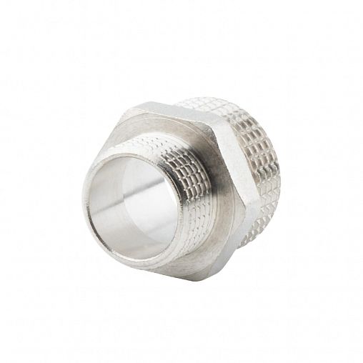 Ниппель переходной латунный никелированный Alato с наружной резьбой 1" x 3/4" фото