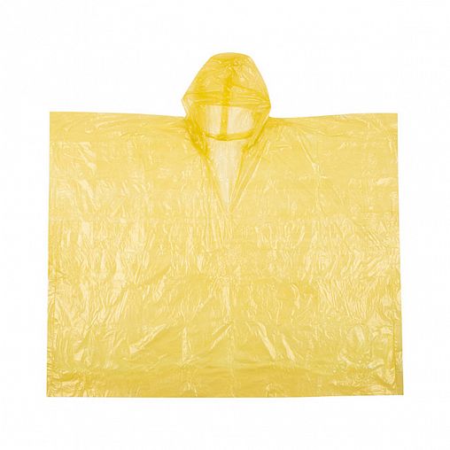 Дождевик-пончо Ecos, ПВД, 35 мкм, желтый фото