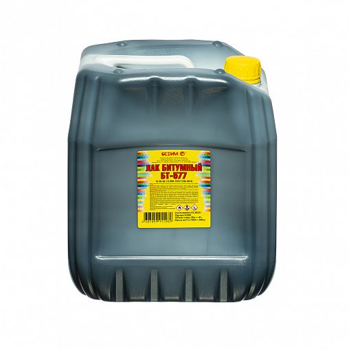 Лак битумный БТ-577 Ясхим Евро, черный, 10 л фото