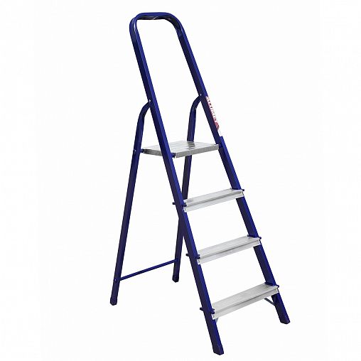 Стремянка Alumet М8404, стальная, 4 ступени, 1,54 м фото