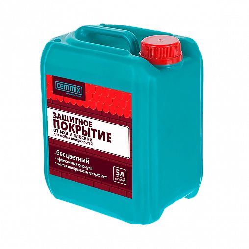 Защитное покрытие от мха и плесени Cemmix Universal Cleaner, 5 л фото