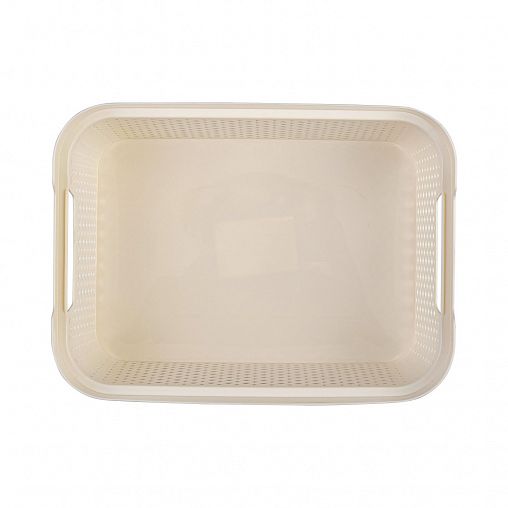 Корзина Plast Team Stockholm, 26,5 x 19,5 x 14 см, молочный туман фото