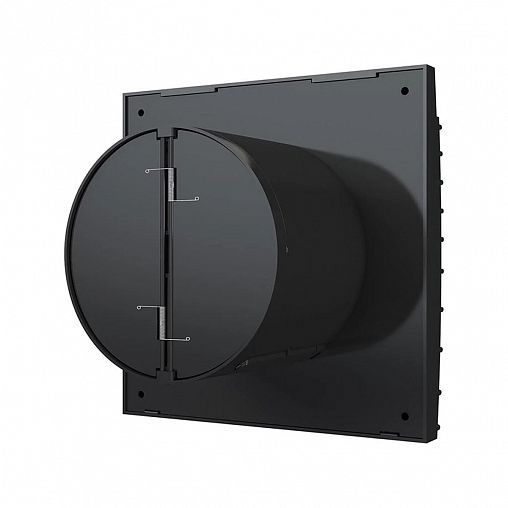 Вентилятор осевой вытяжной DiCiTi Silent 4C Matt black, с обратным клапаном, D 100, 8,4 Вт фото