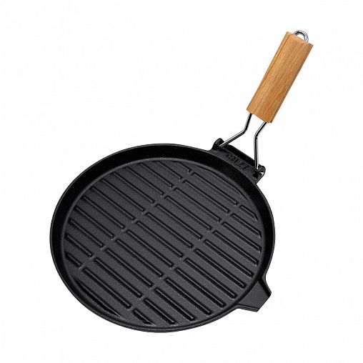 Сковорода-гриль чугунная Mallony, 26 см фото