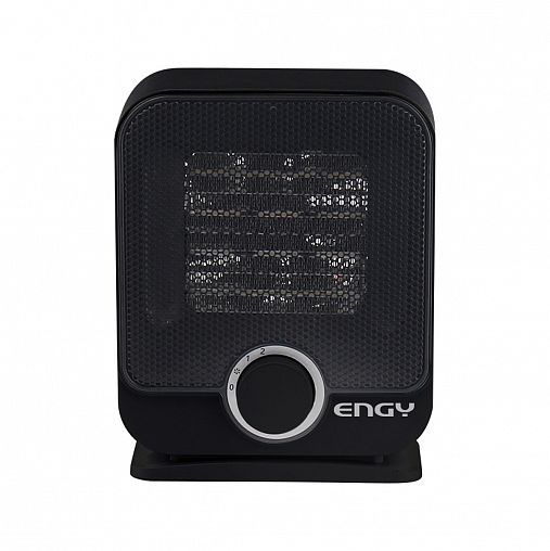 Тепловентилятор настольный Engy PTC-319, 2 режима, 1500 Вт, черный фото