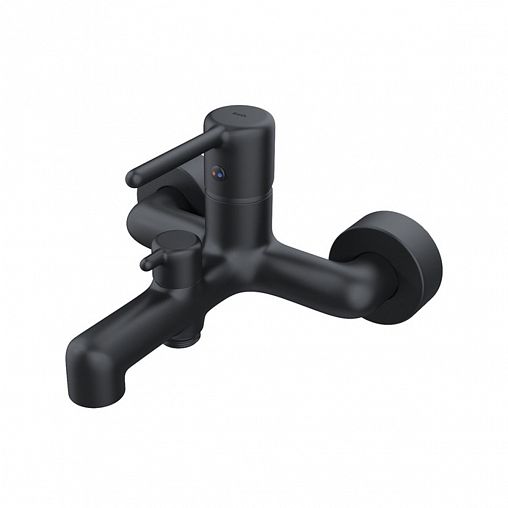 Смеситель для ванны IDDIS Aiger, черный матовый фото