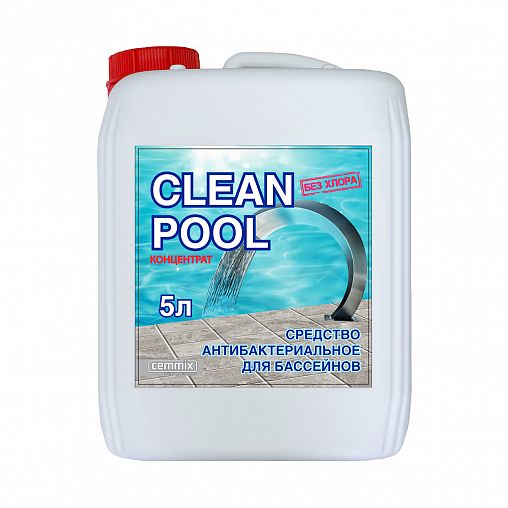 Средство дезинфицирующее для бассейна Cemmix Clean Pool, 5 л фото