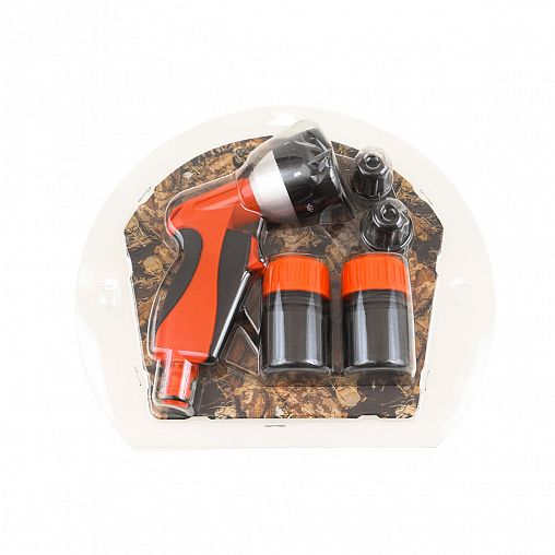 Набор для полива 3/4" Жук №1, пистолет Эрго 7 режимов, фитинги 1/2" - 3/4" фото