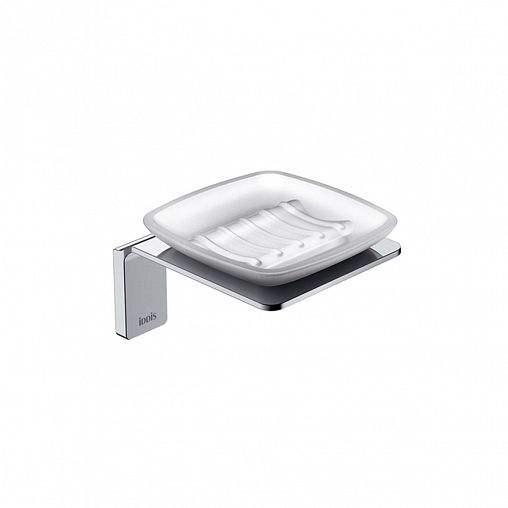 Мыльница настенная IDDIS Slide, хром фото