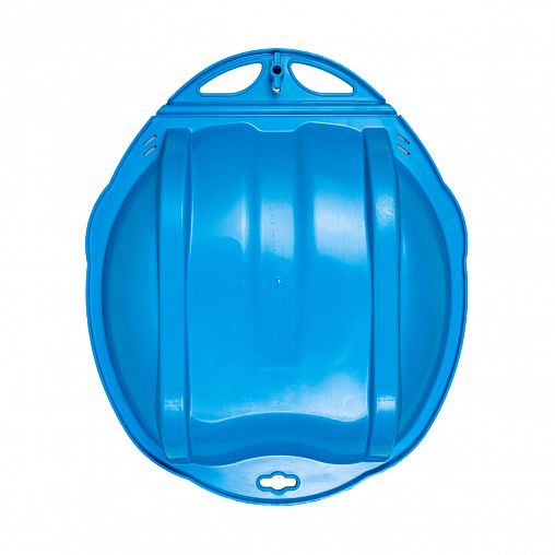 Санки-ледянки Олимпик Веселый паровозик, голубые фото