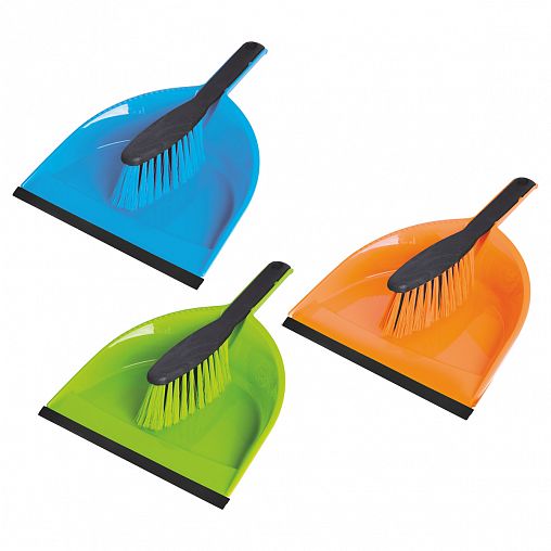 Набор для подметания Azur Клип (щетка-сметка + совок с резинкой) фото