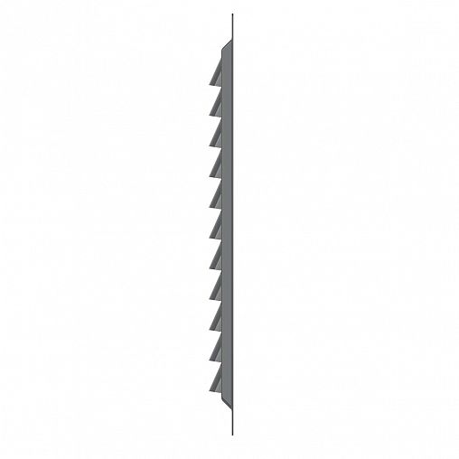 Решетка вентиляционная Era 2020МЭ Gray, эмалированная сталь, 200 x 200 мм фото