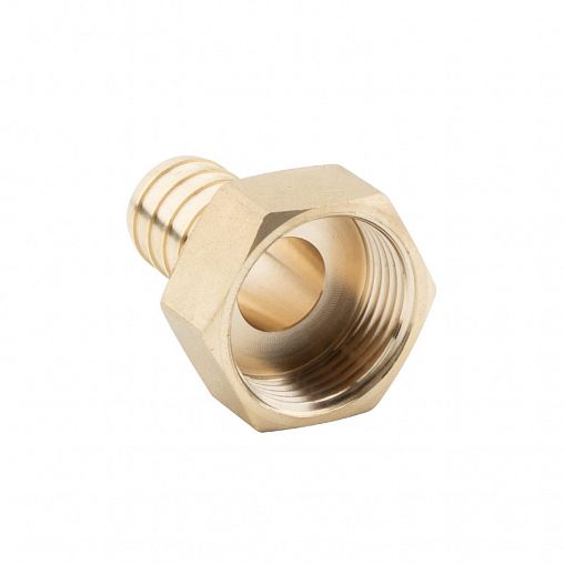 Штуцер латунный для шланга Alato с внутренней резьбой 3/4", 20 мм фото