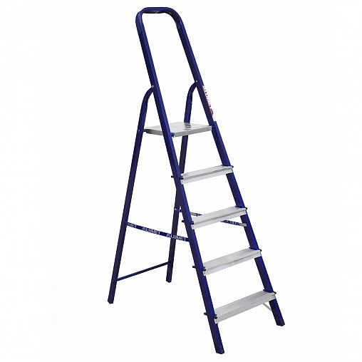 Стремянка Alumet М8405, стальная, 5 ступеней, 1,77 м фото