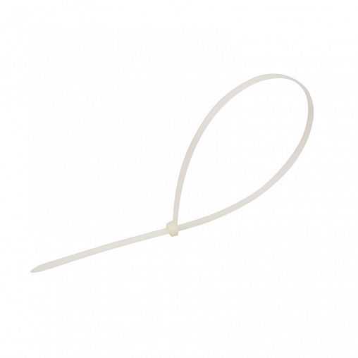 Хомут-стяжка Rexant, нейлон, 7,6 x 600 мм, 100 шт, белый фото